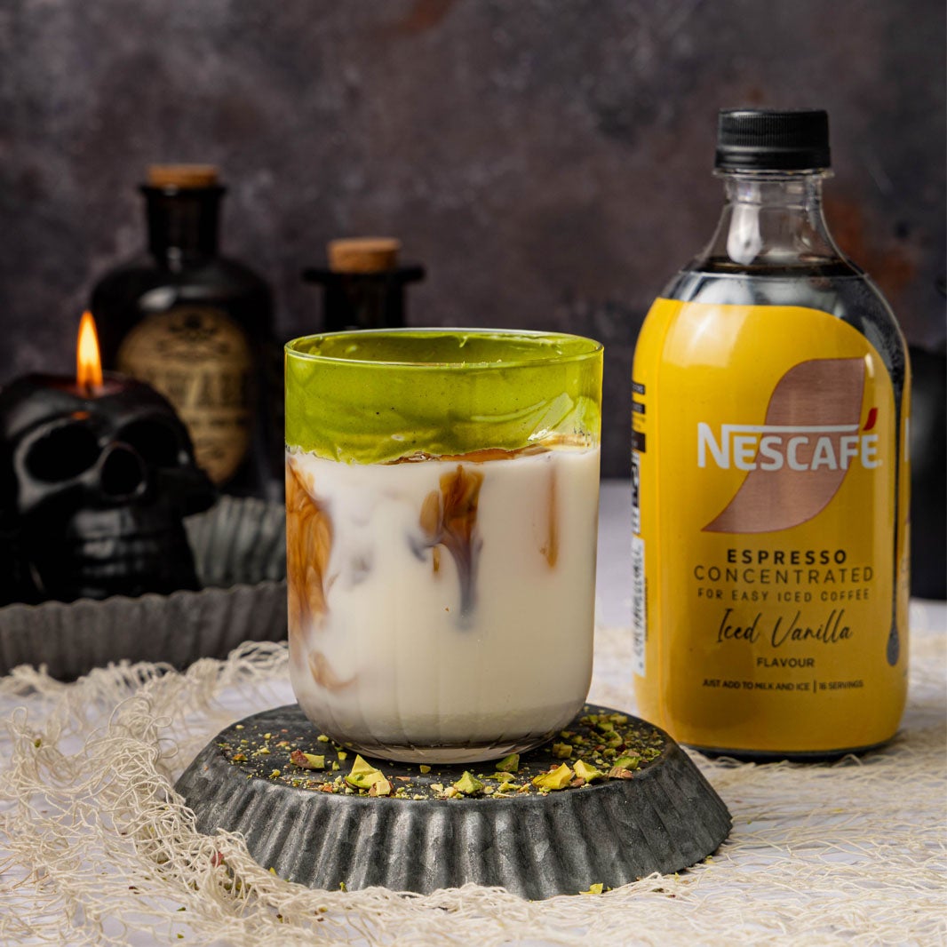 Pistachio Cream & Vanilla Iced Latte