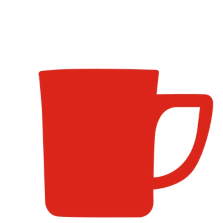 A Nescafé red mug