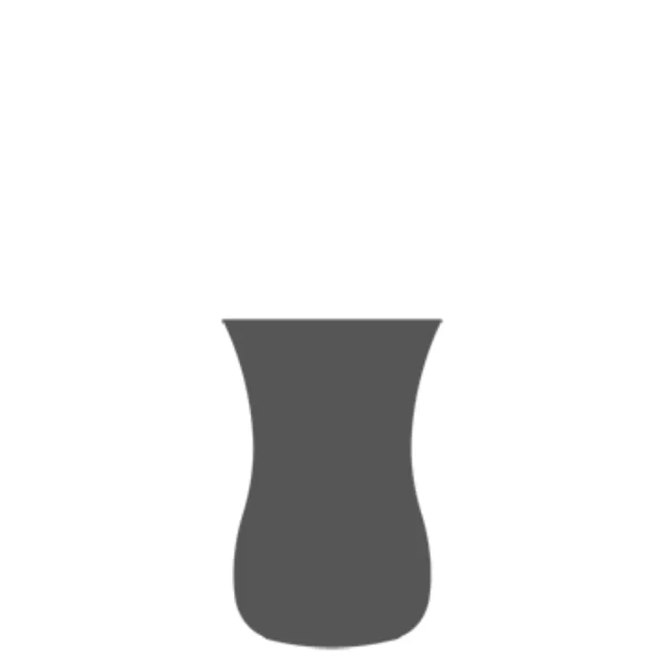 A Turkish coffee cup