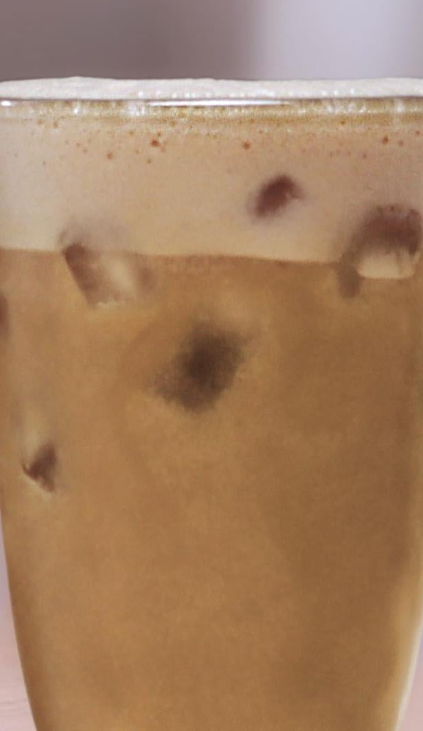 iced coconut latte