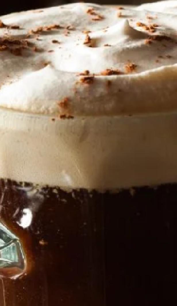 An Irish coffee