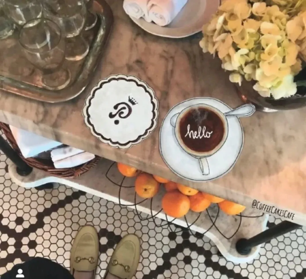  A coffee on a counter