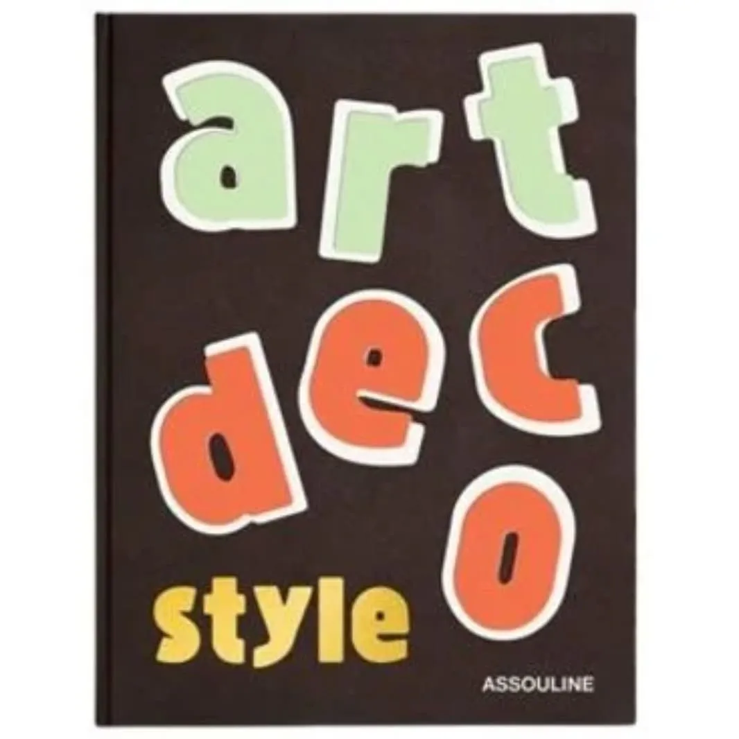 Book Art Deco Style Cover