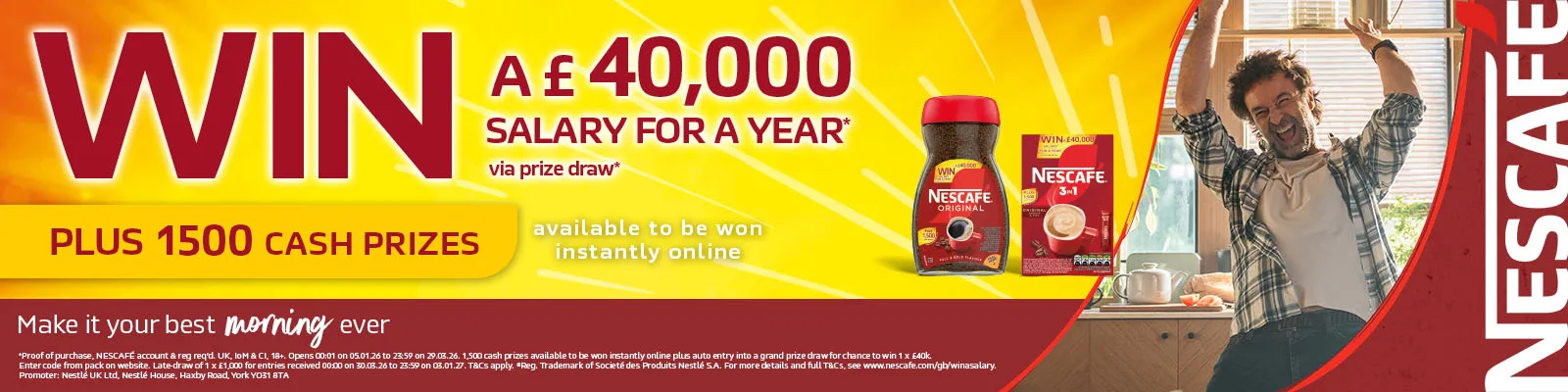 Win A Salary 2026 Perks Banner - Desktop Entry