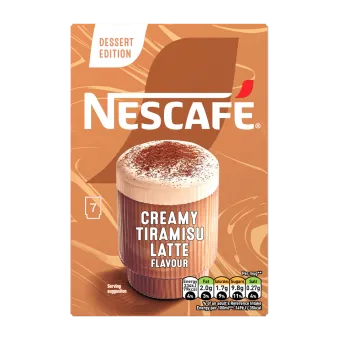 Latte Tiramisu flavour