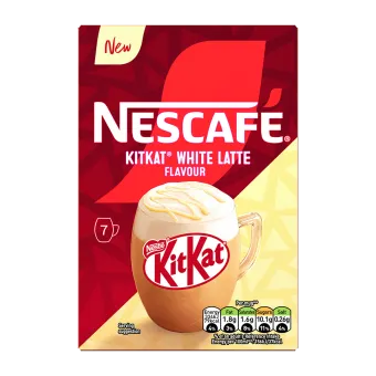 NESCAFÉ KitKat White Latte Flavour instant latte coffee drink