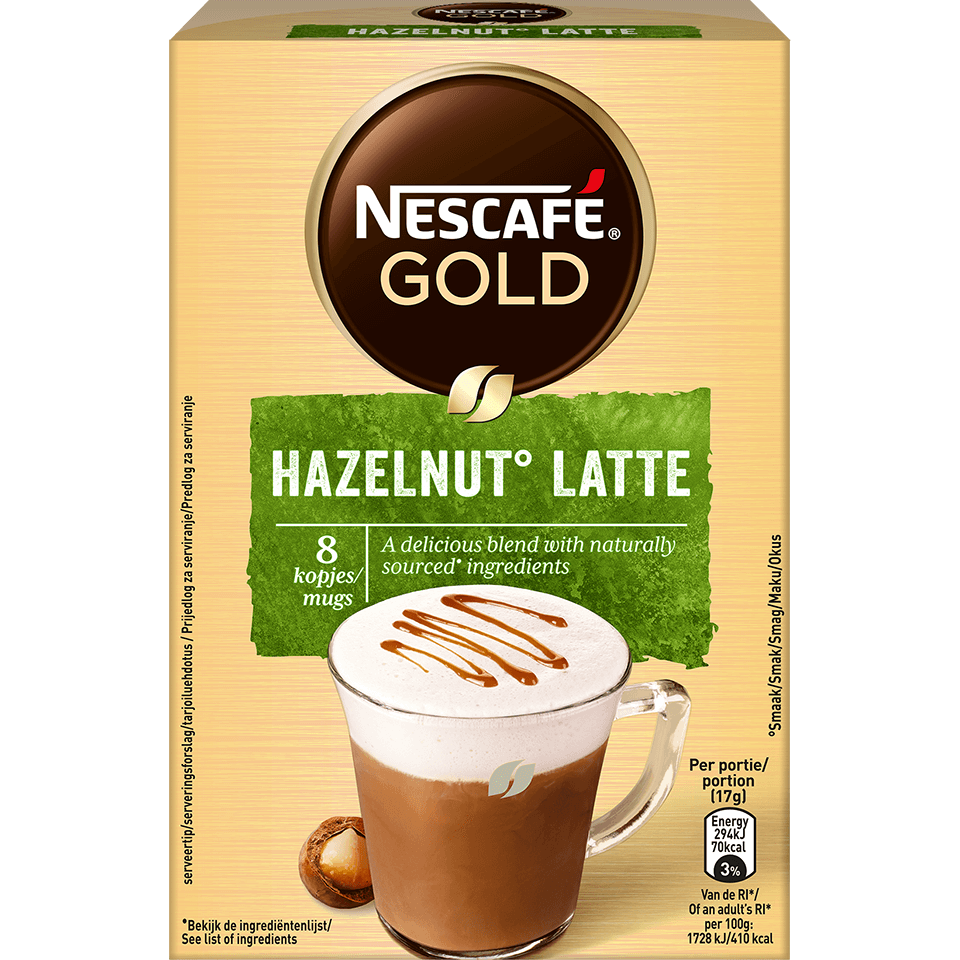 Καφές φουντούκι nescafe Gold latte