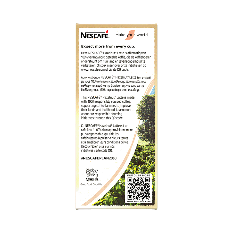 NESCAFÉ® GOLD Hazelnut Latte