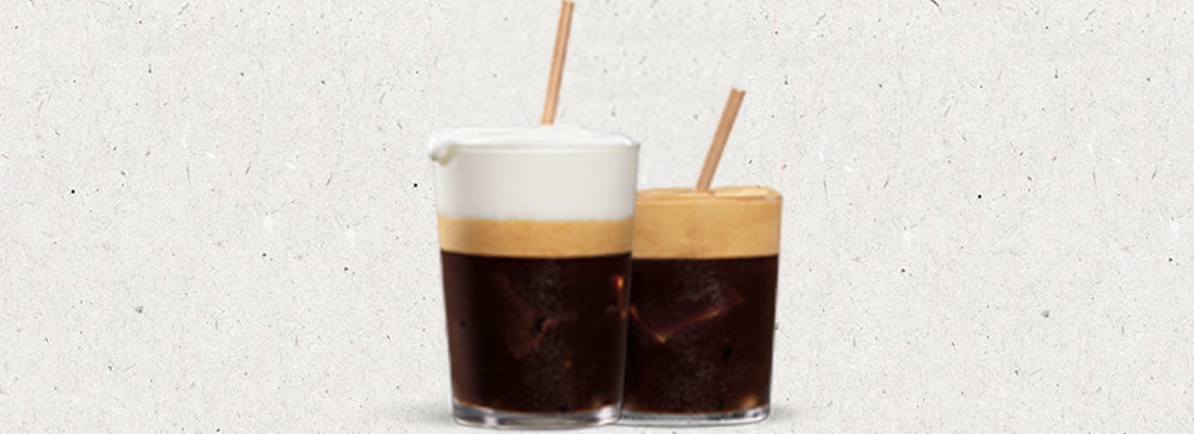 Freddo espesso/ cappucino glass