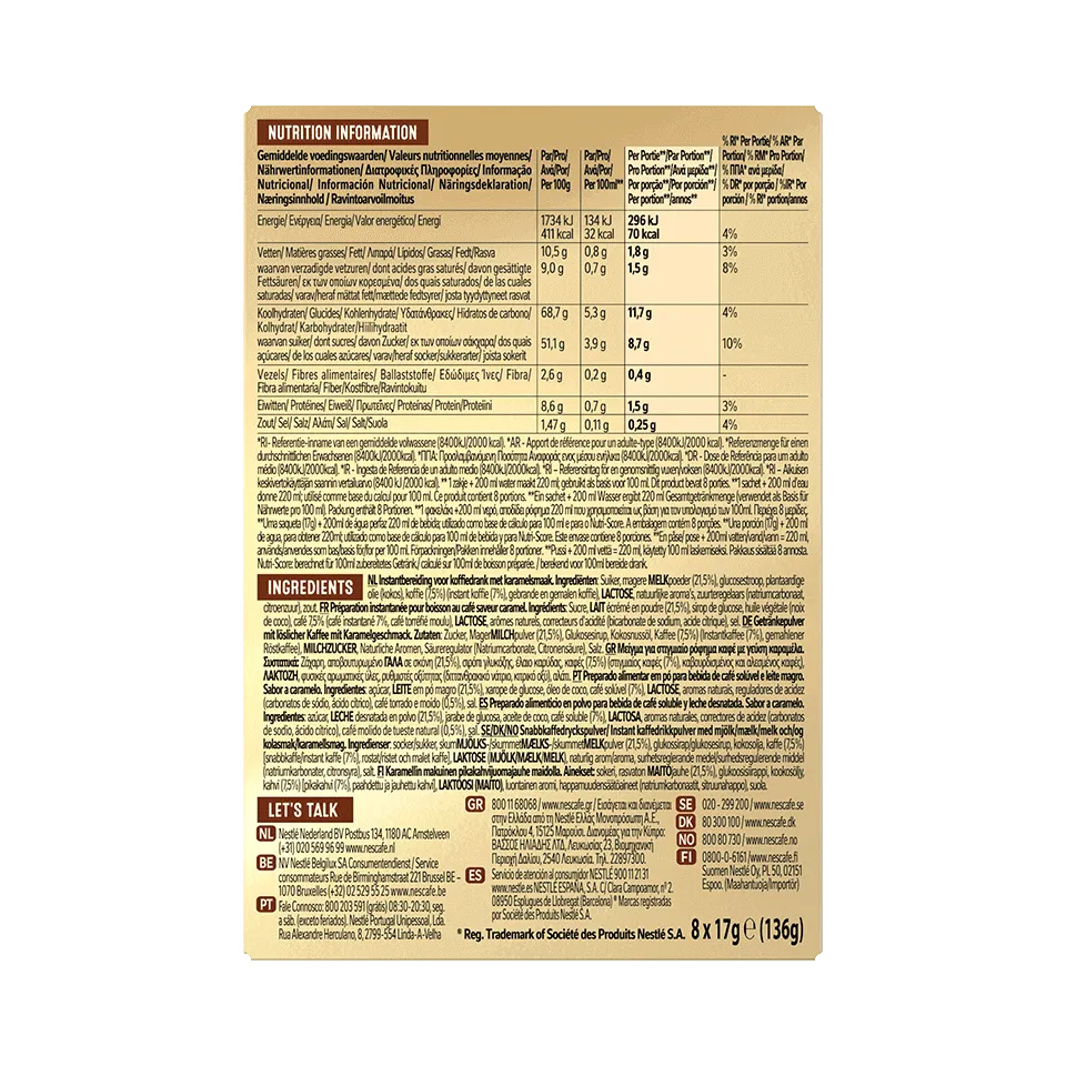 NESCAFÉ® GOLD Caramel Latte