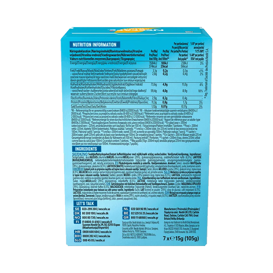 NESCAFÉ® GOLD Iced Vanilla Latte