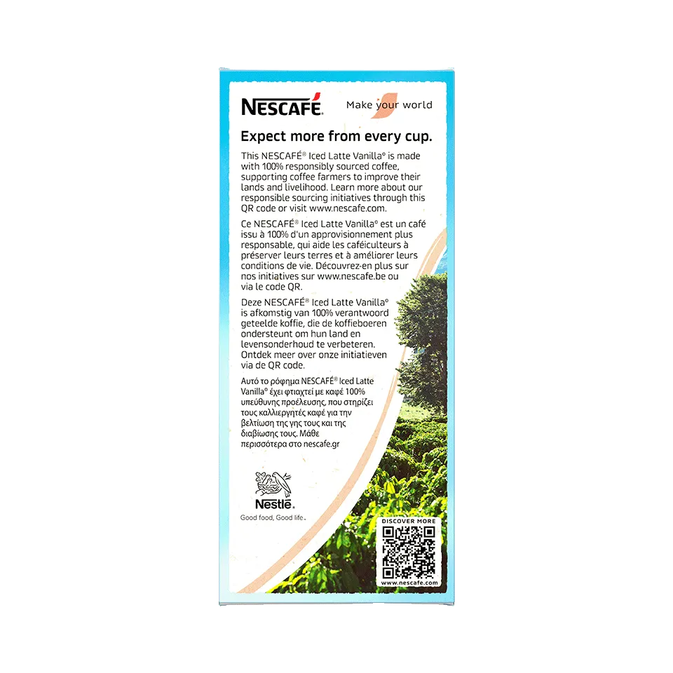 NESCAFÉ® GOLD Iced Vanilla Latte
