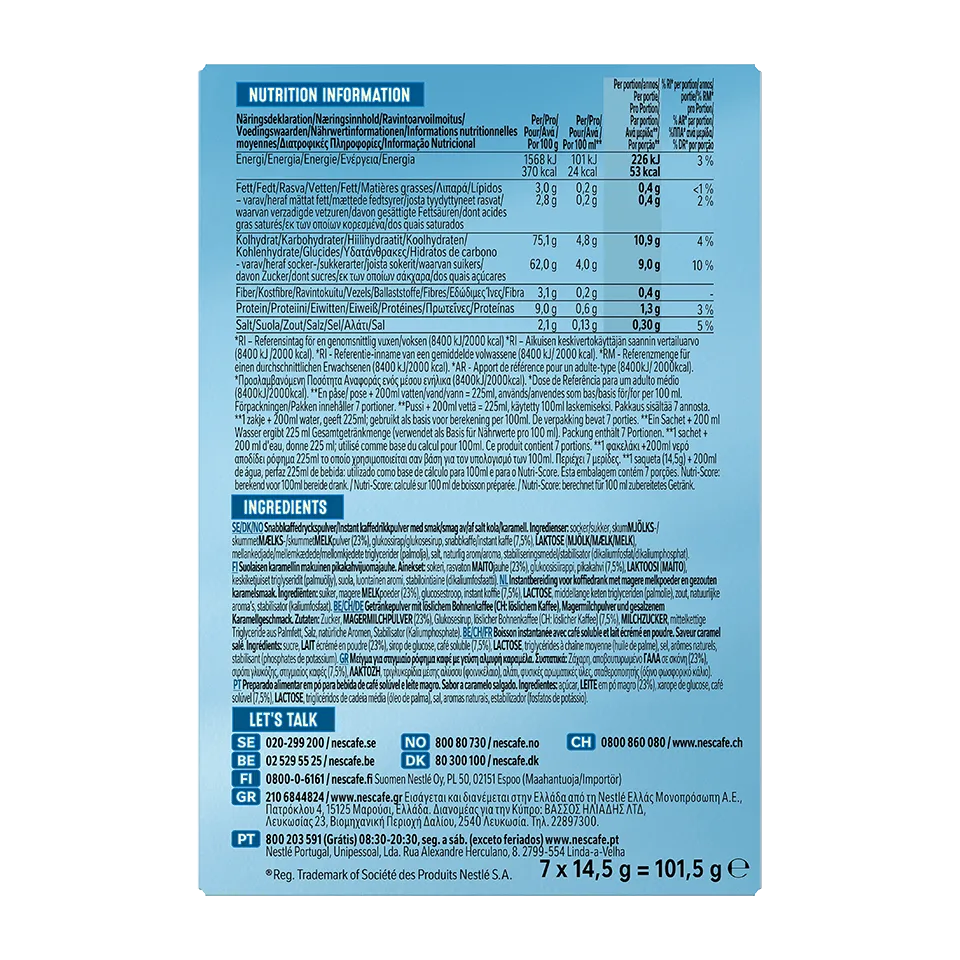 Iced Latte Salted Caramel