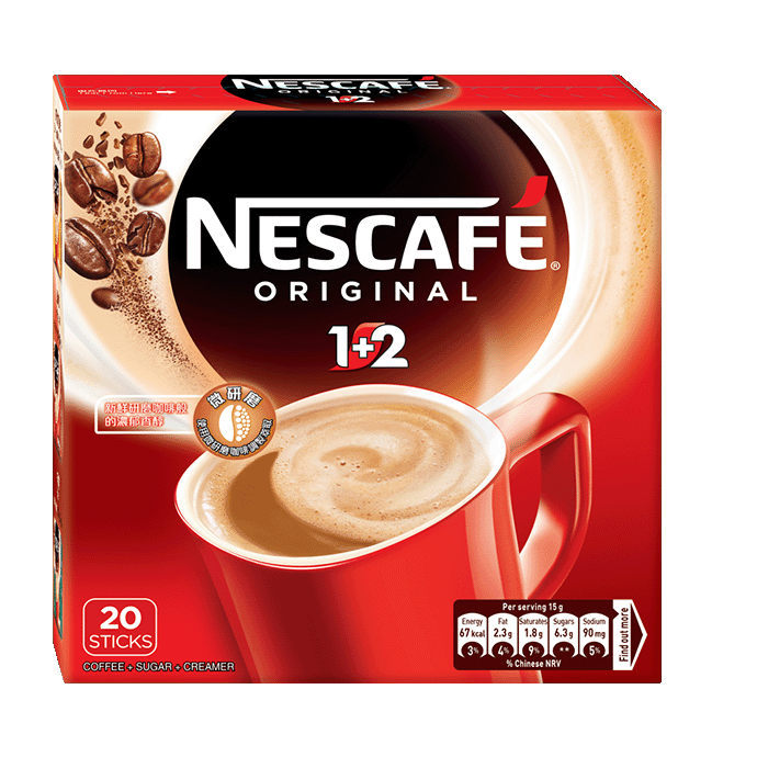 雀巢咖啡®1+2 原味即溶咖啡飲品
