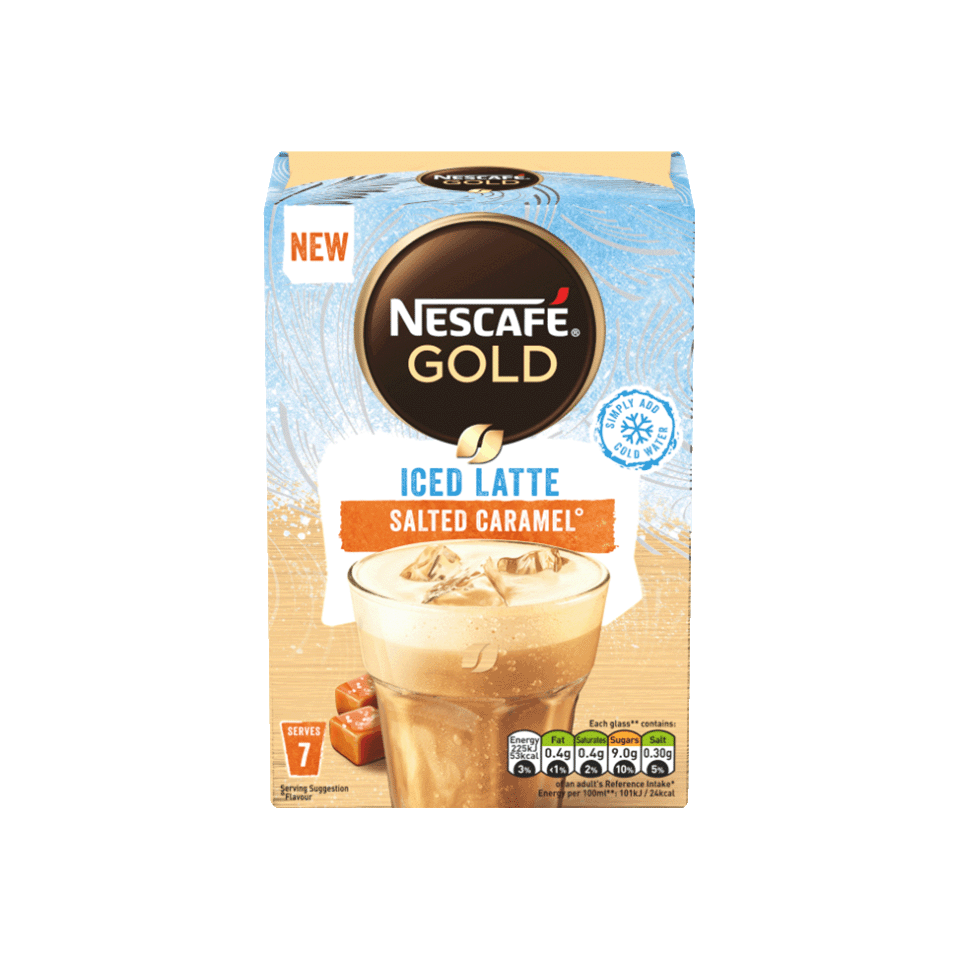 Iced Salted Caramel Latte