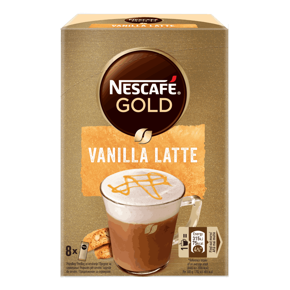Nescafé Gold Vanilla Latte s okusom vanilije
