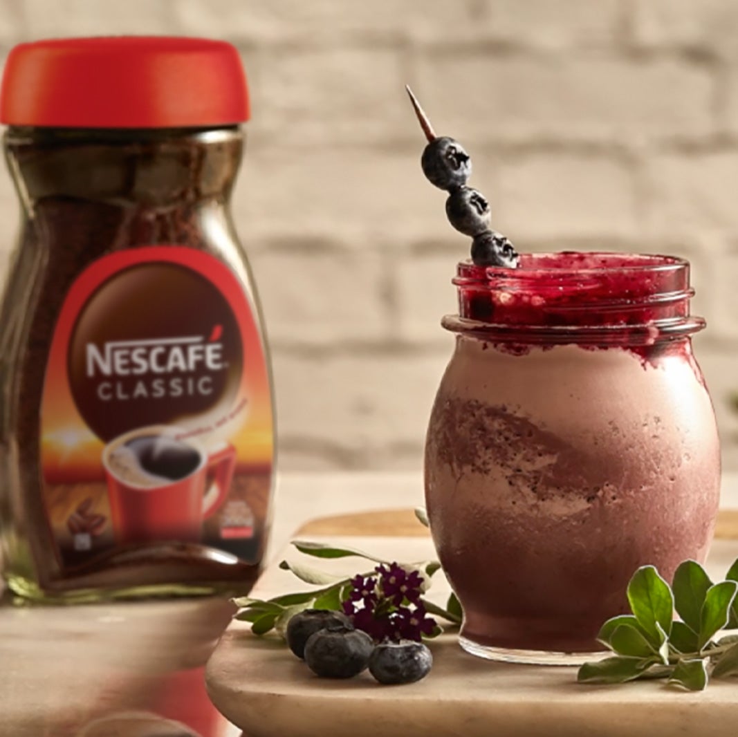 NESCAFÉ Blueberry Ice Latte