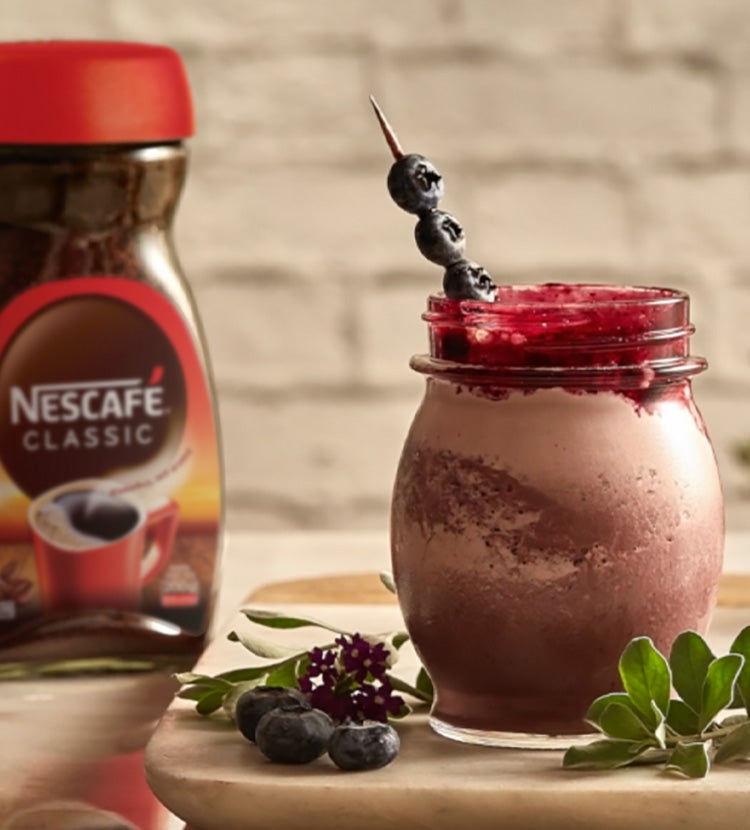 NESCAFÉ Blueberry Ice Latte