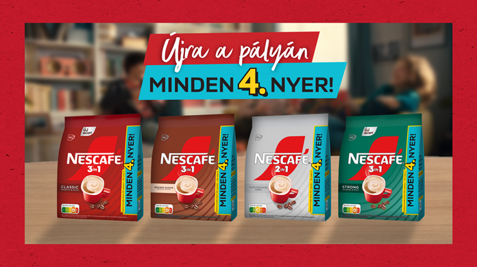 minden 4. NESCAFÉ 3in1 nyer