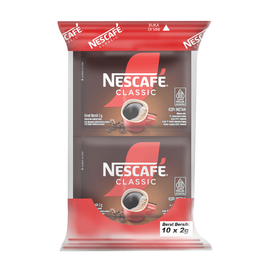 NESCAFÉ CLASSIC - NESCAFE Sachet / Kemasan Refill Bag