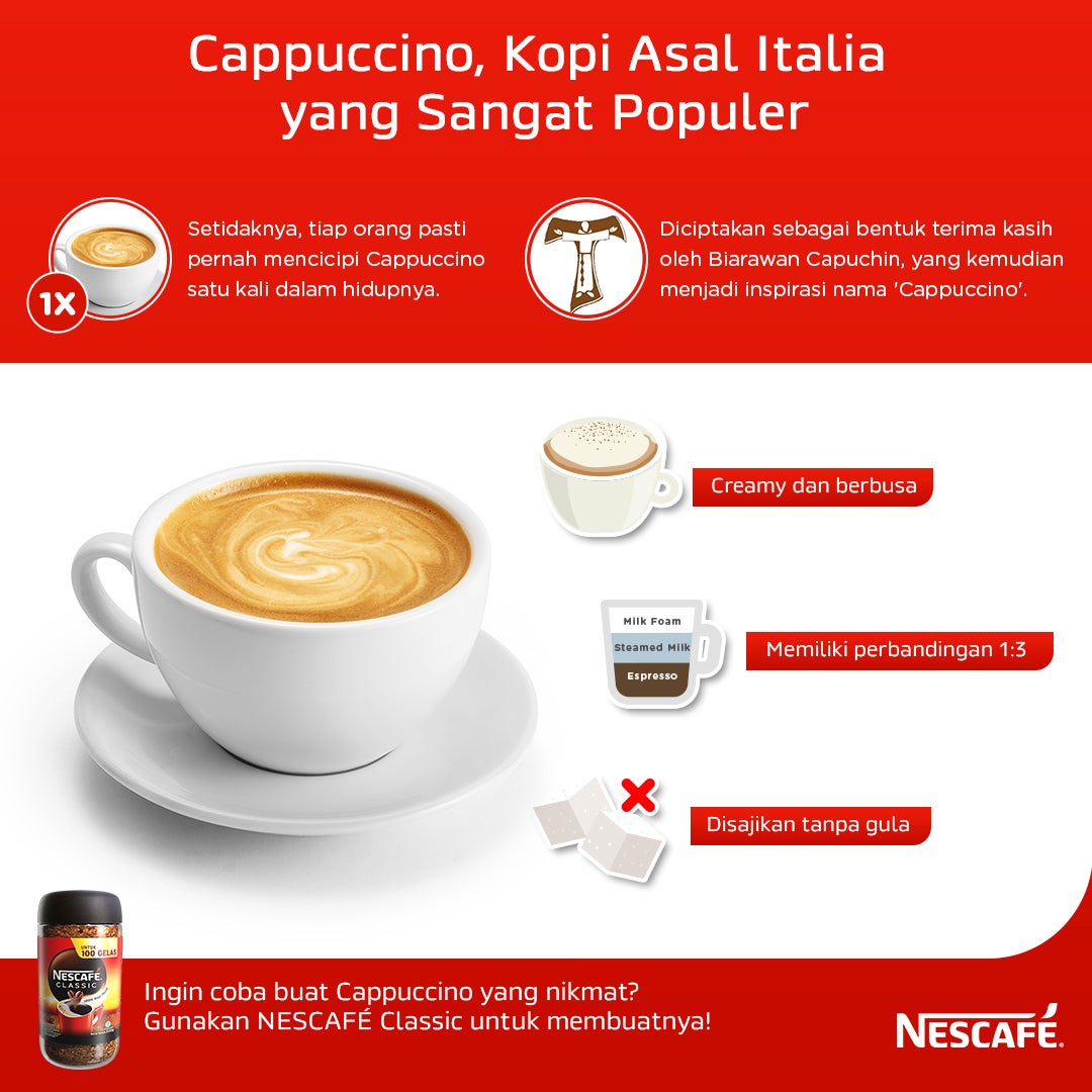 Cappuccino_ Minuman Ala Cafe yang Populer di Kalangan Anak Muda
