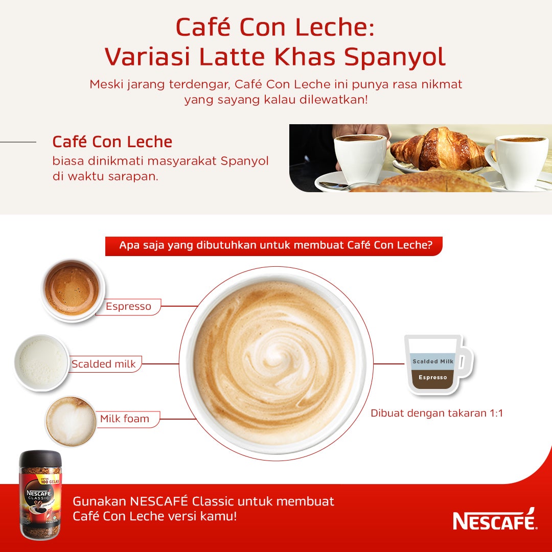 Mengenal Cafe Con Leche_Kopi Asal Spanyol yang Disukai Banyak Orang