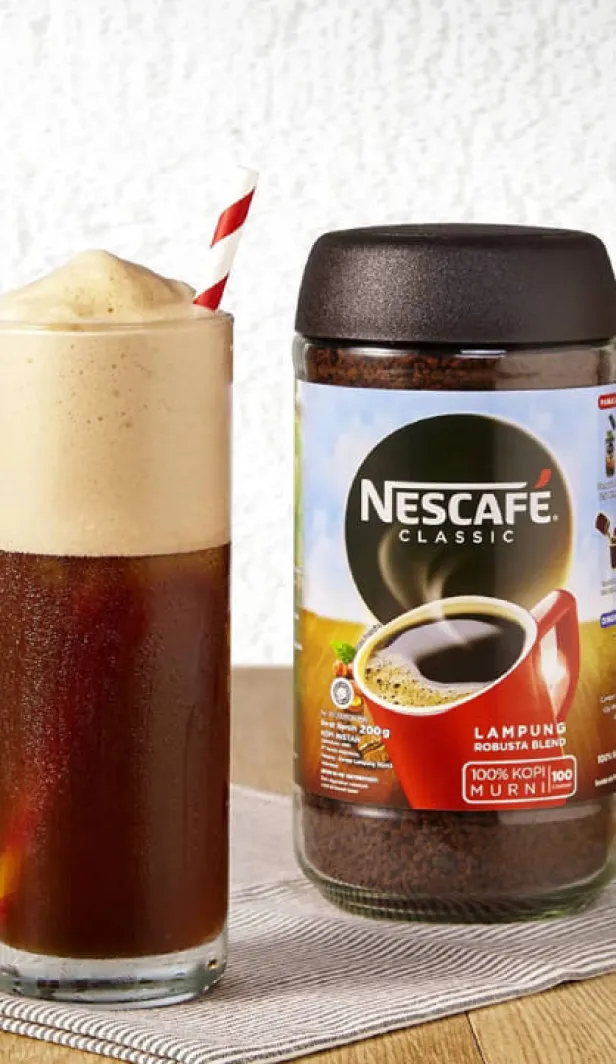Praktis! Cuma Perlu 2 Bahan Bisa Bikin Ice Frappé Coffee!