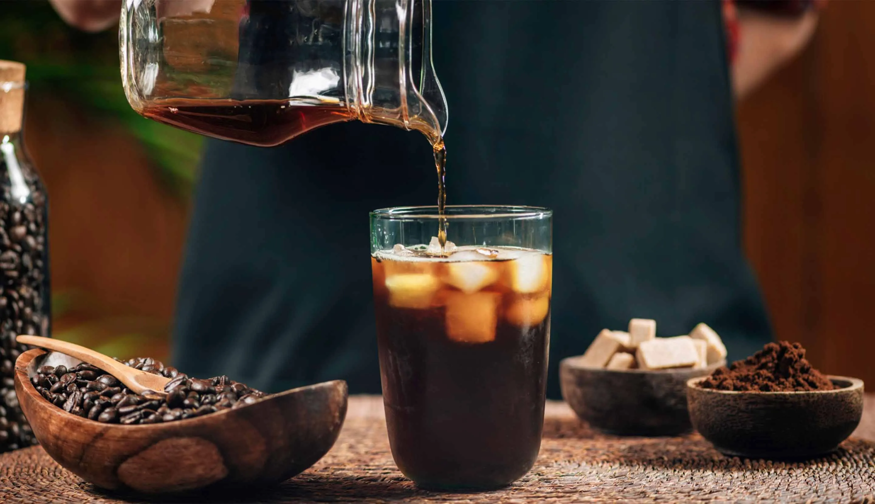 kopi hitam brewed coffee