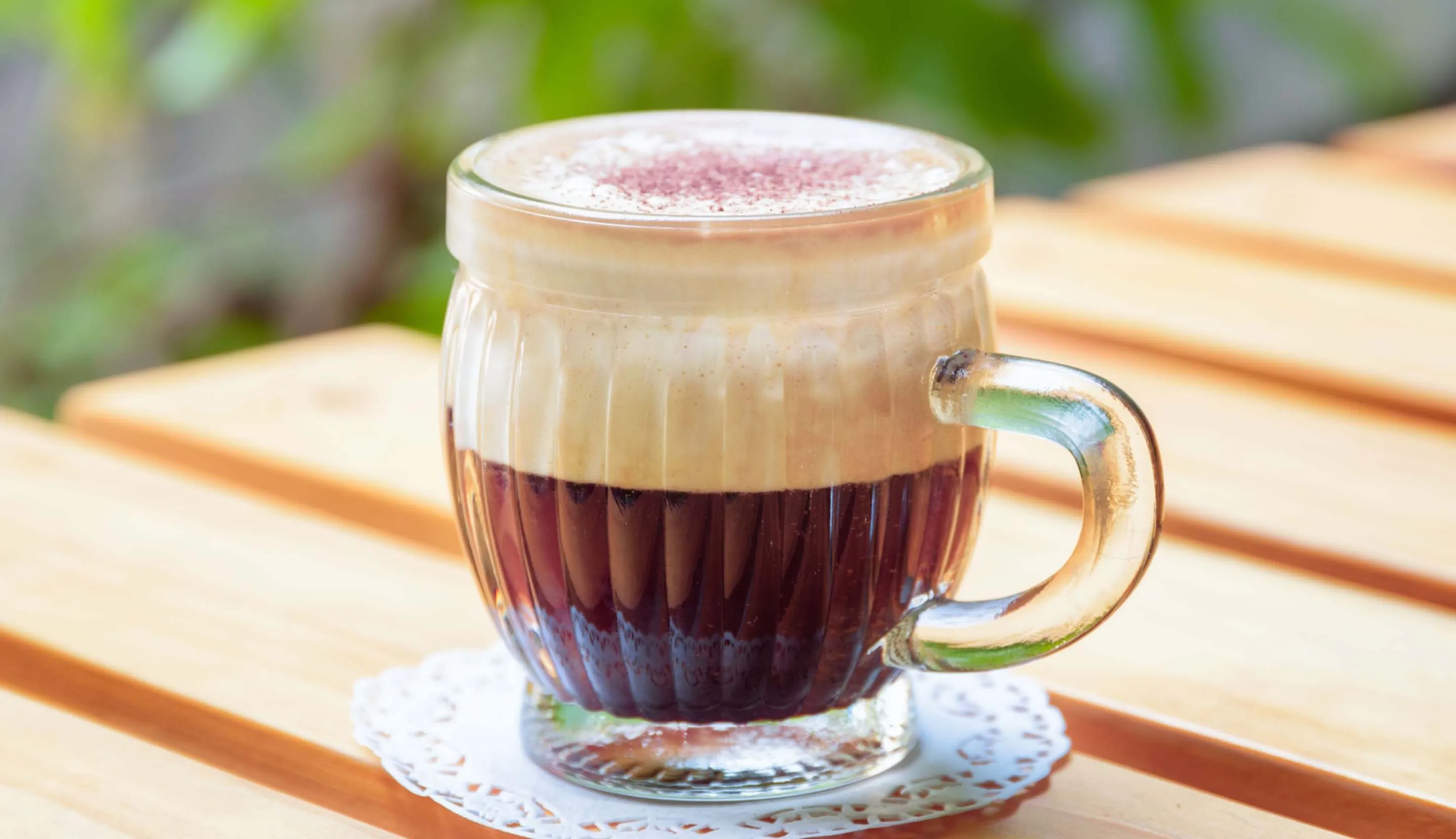 kopi susu campur telur