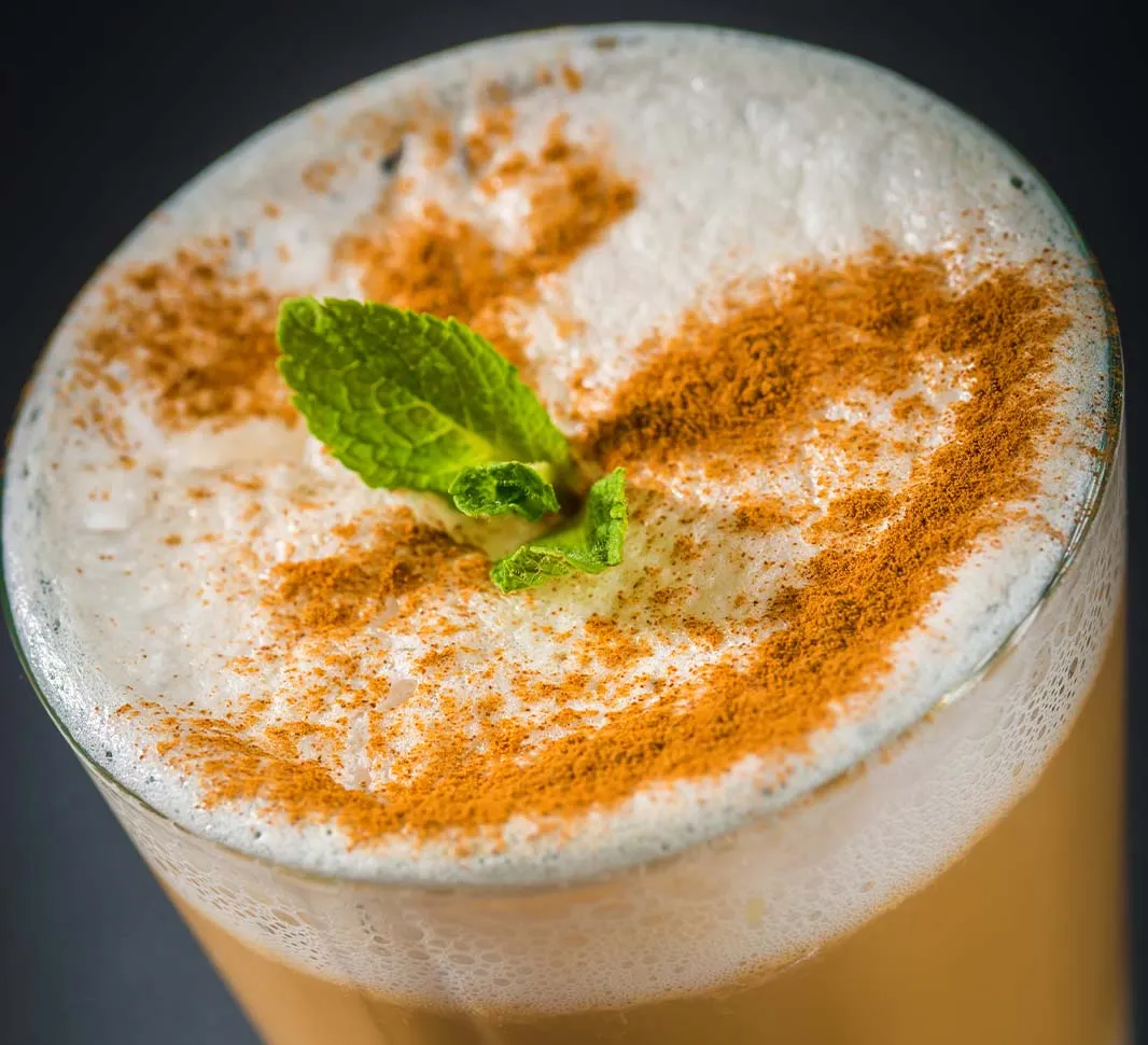 coffee with mint syrup