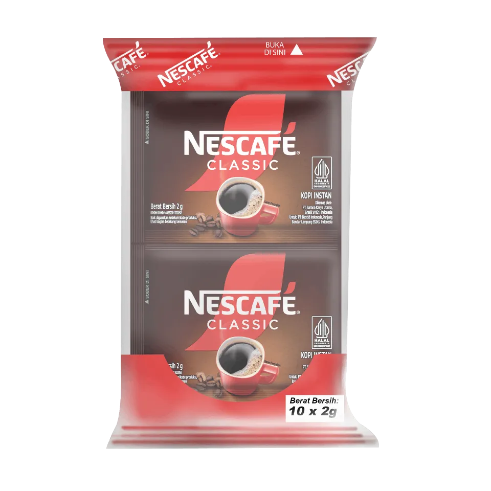 NESCAFÉ CLASSIC - NESCAFE Sachet / Kemasan Refill Bag