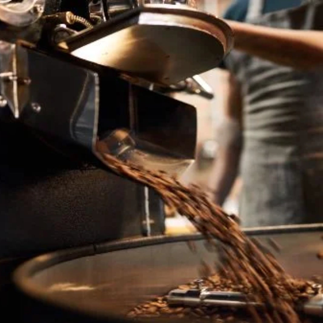 Roasting coffee beans