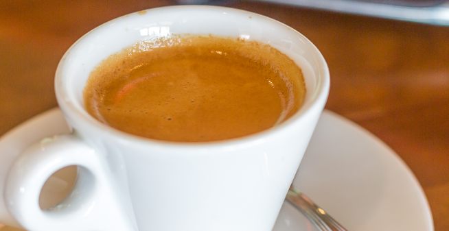 Cup of cortaditio coffee