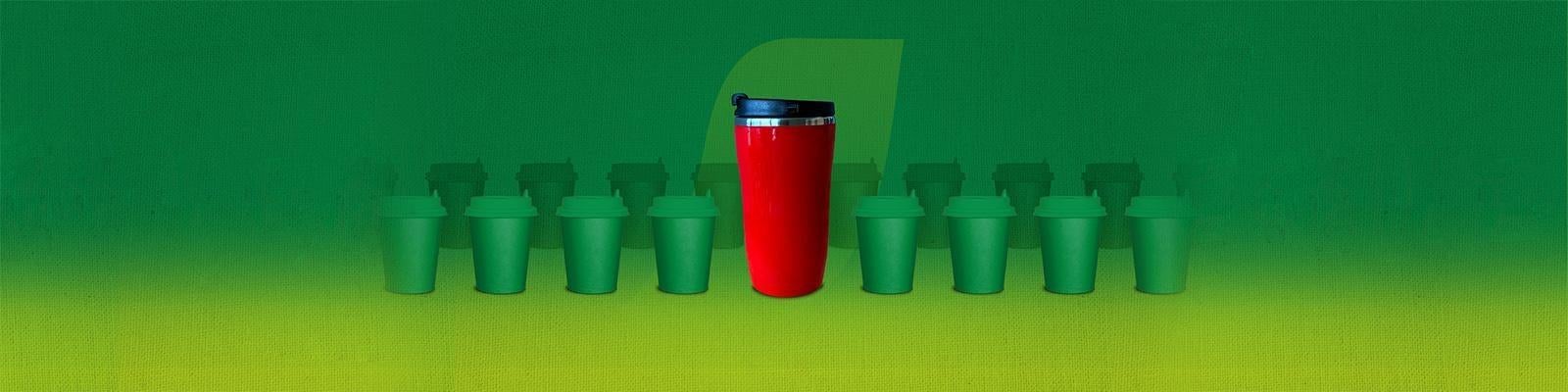 Using More Sustainable Coffee Cups