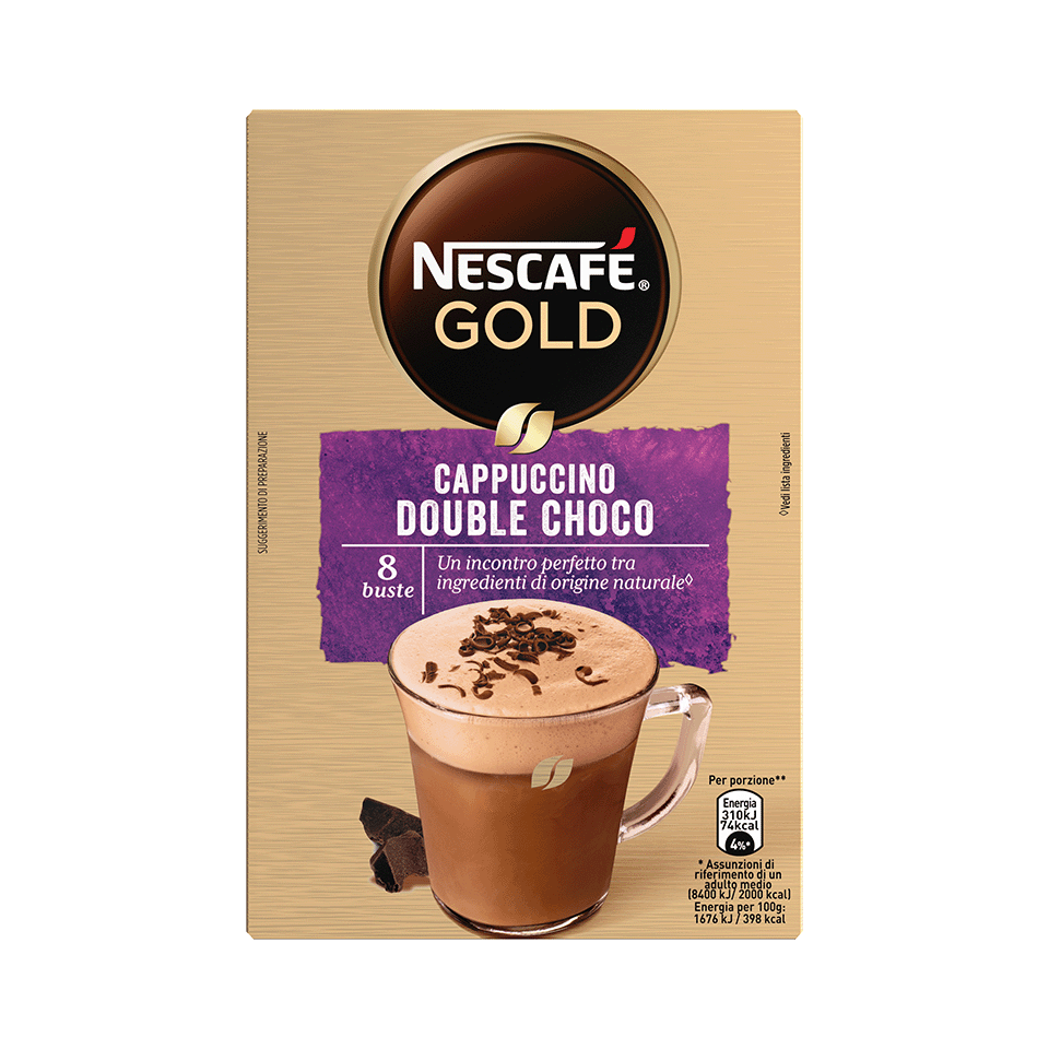 NESCAFÉ GOLD CAPPUCCINO AL CIOCCOLATO DOUBLE CHOCO