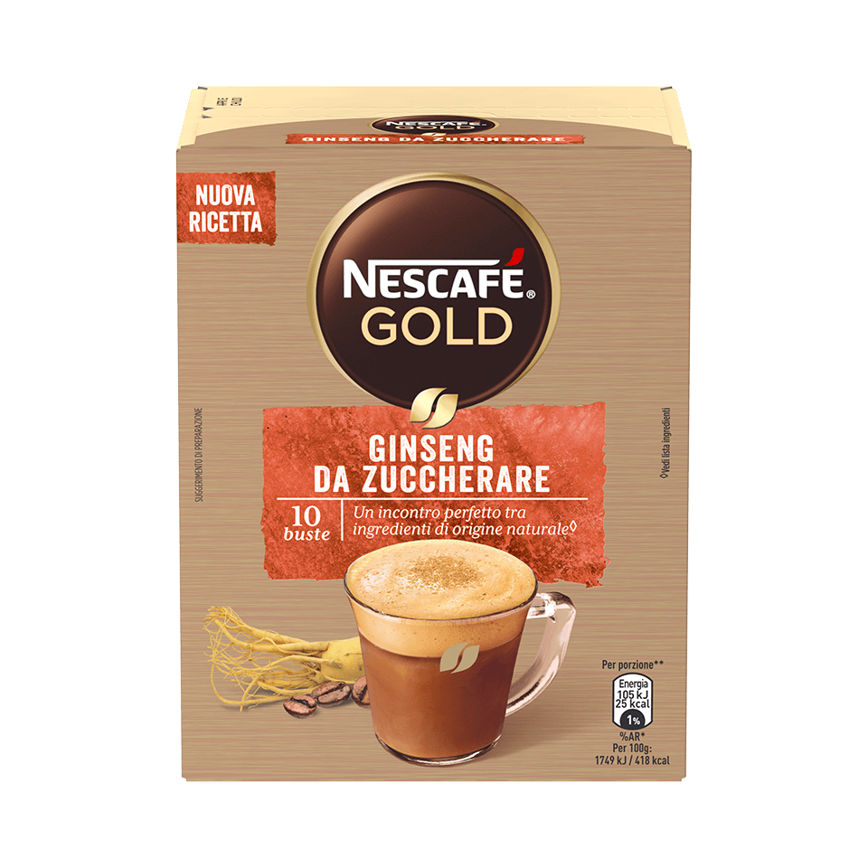 NESCAFÉ GOLD GINSENG DA ZUCCHERARE