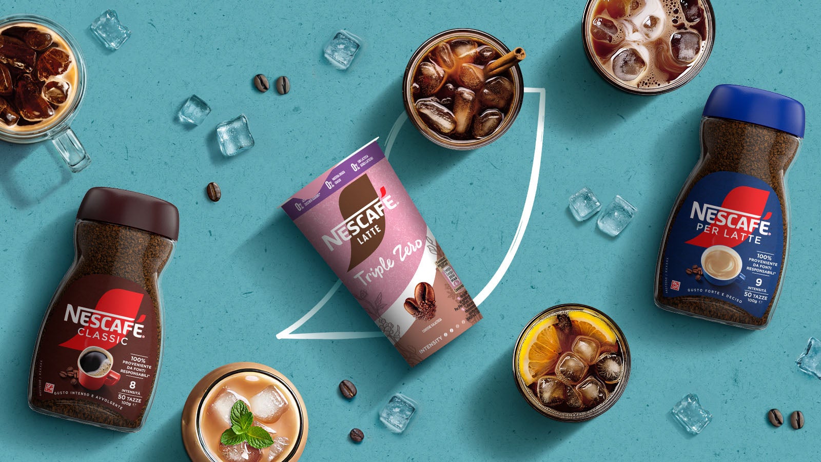 Assortimento prodotti NESCAFE freddo
