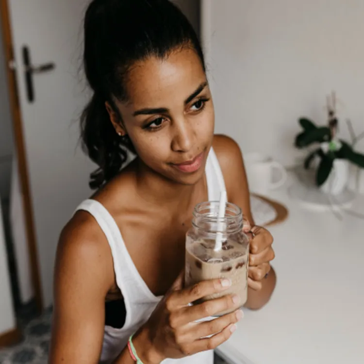 Iced coffee