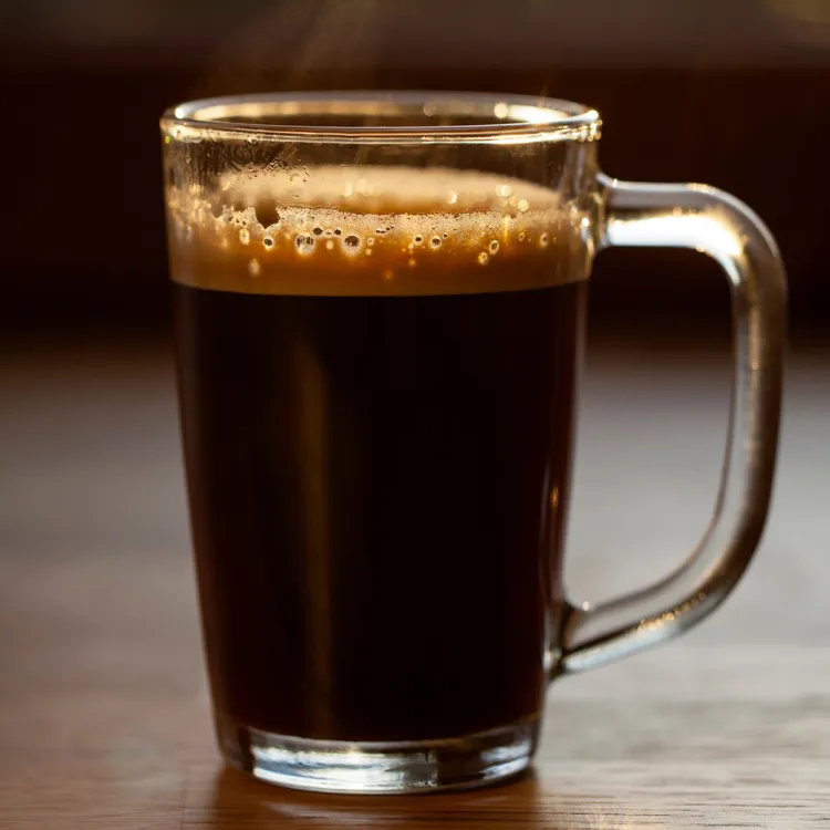 sapore di caffè nero lungo