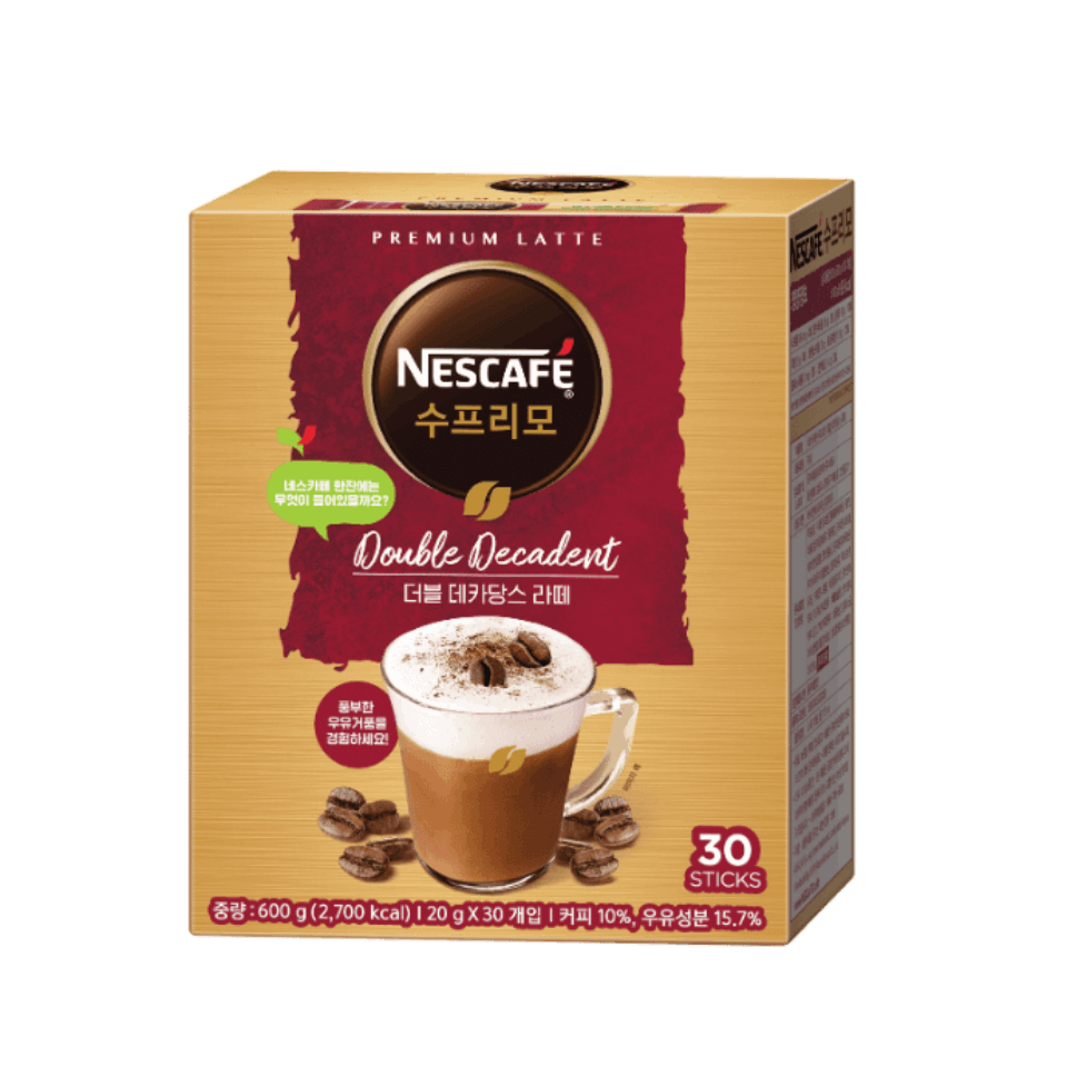 네스카페 수프리모 더블 데카당스 라떼