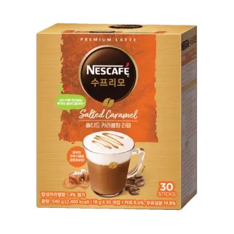 네스카페 수프리모 솔티드 카라멜향 라떼
