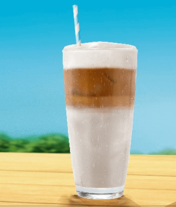 Iced latte macchiatto