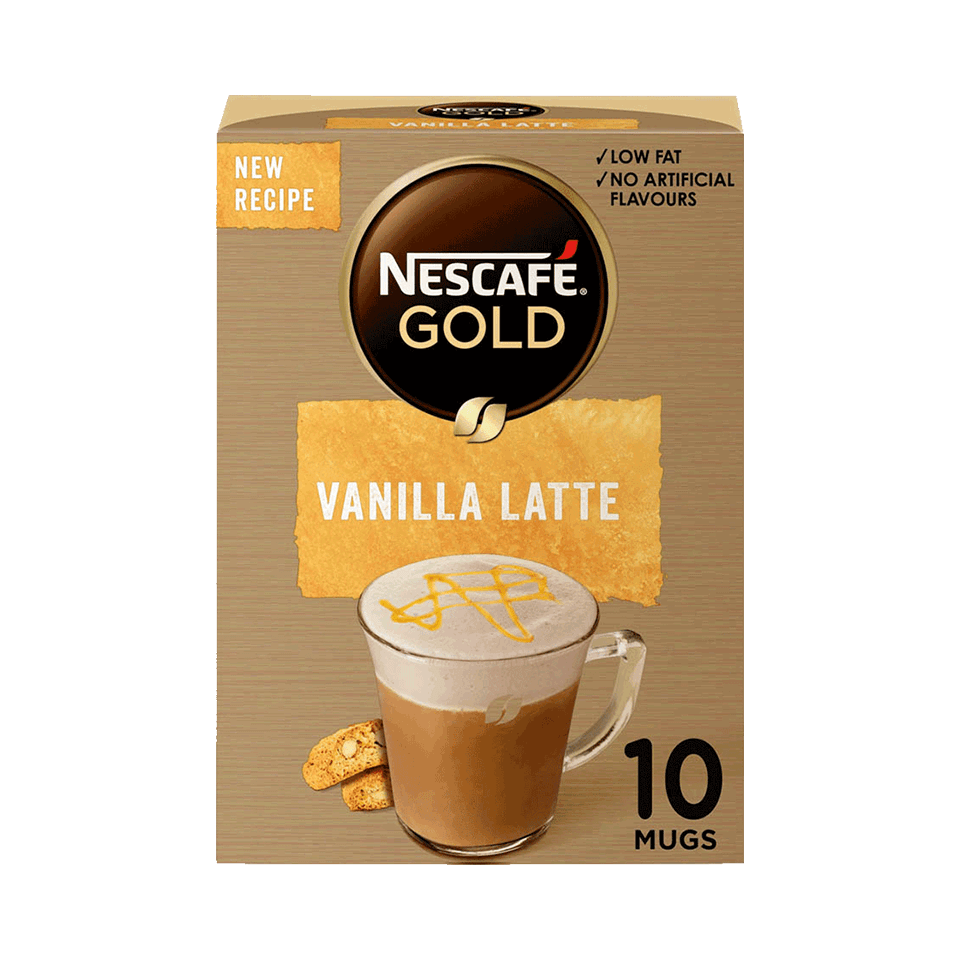 Nescafé Gold vanilla latte coffee