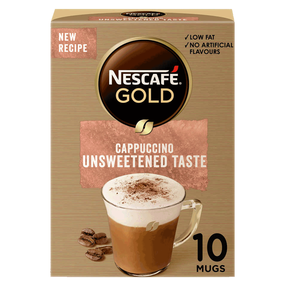 Nescafé Gold cappuccino unsweetened coffee