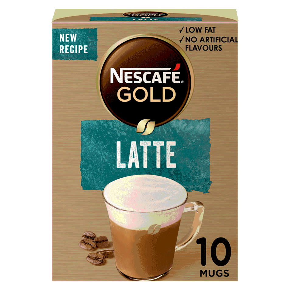 Nescafé Gold latte coffee