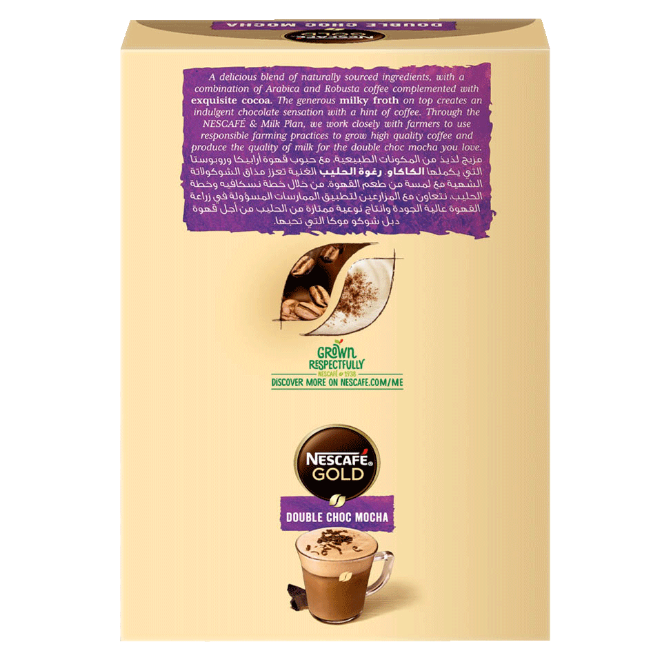 Nescafé Gold Double choco mocha coffee