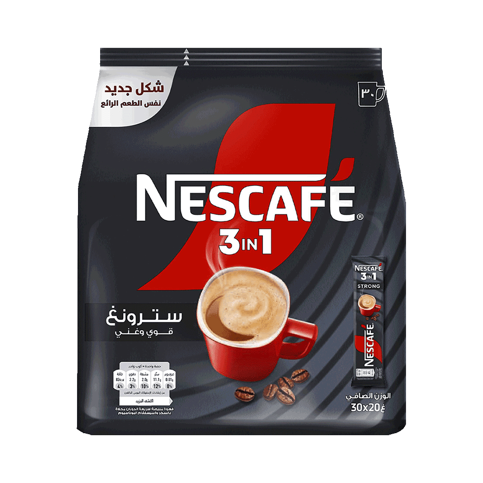 قهوة نسكافيه 3 في 1 سترونج