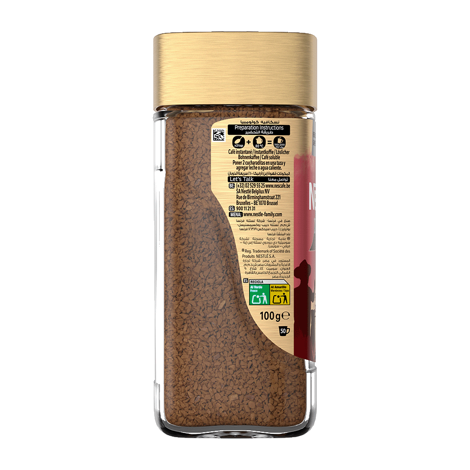 Nescafé Gold Cap Colombia coffee