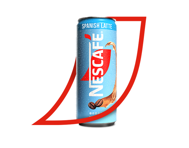 قهوة لاتيه إسباني مثلجة عالماشي