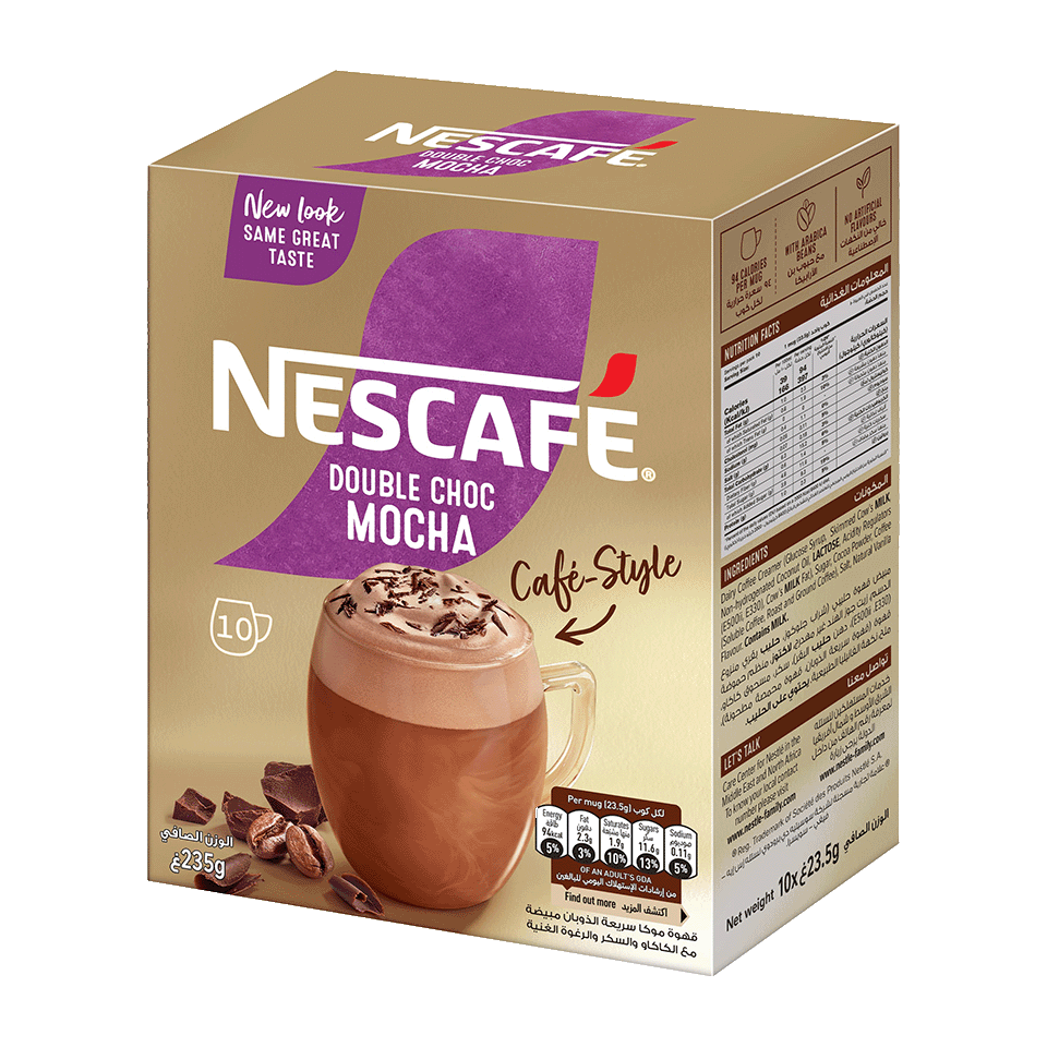 Nescafé Gold Double choco mocha coffee